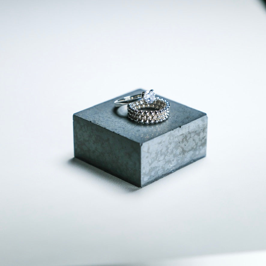 Diamond Engagement and wedding band set